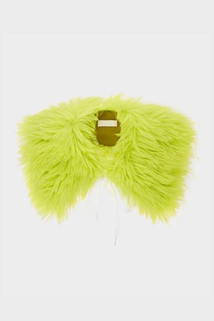 MU fur collar muffler [kiwi]