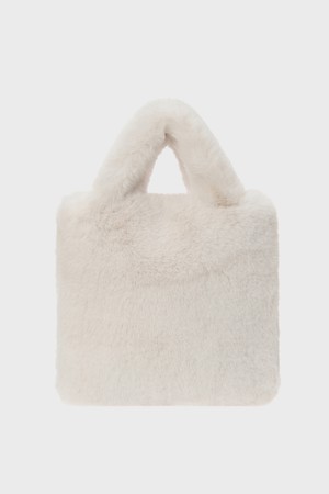 SQUARE daily fur bag [ivory]