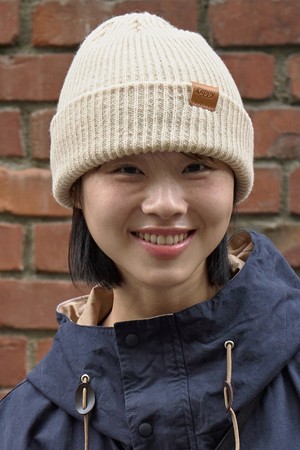 [KAPPY DESIGN] WOOL BEANIE (CREAM)