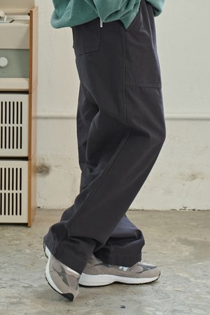 [KAPPY DESIGN] HEAVY COTTON FATIGUE PANTS (CHARCOAL)