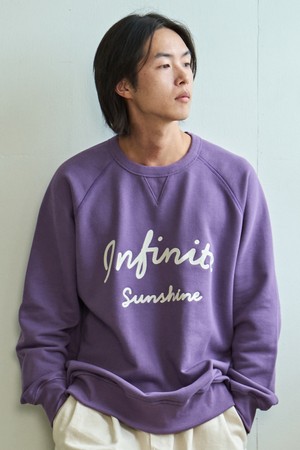 [KAPPY DESIGN] INFINITE SUNSHINE SWEAT SHIRT (LILAC)