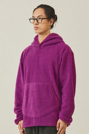 [KAPPY DESIGN] SUNRISE FLEECE SNAP HOODIE (PURPLE)