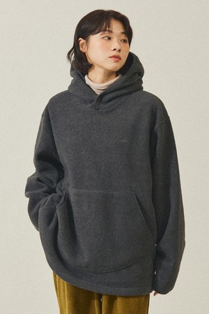 [KAPPY DESIGN] SUNRISE FLEECE SNAP HOODIE (DARK GRAY)