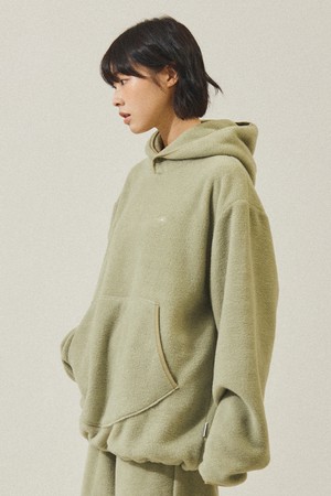 [KAPPY DESIGN] SUNRISE FLEECE SNAP HOODIE (MELON)