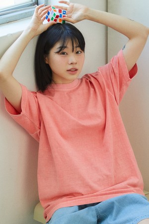 [KAPPY DESIGN] PIGMENT T-SHIRT (PINK)