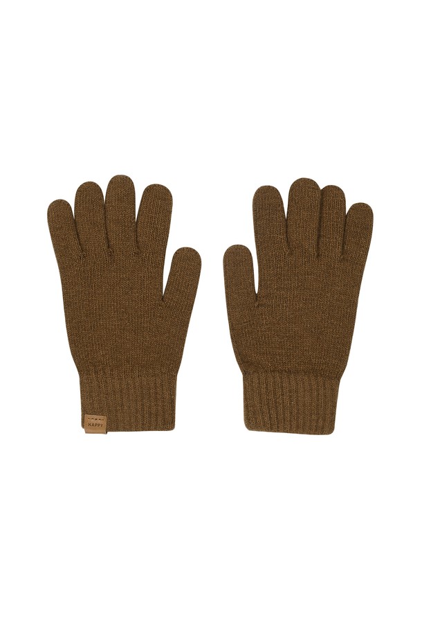 KAPPY DESIGN - 장갑 - [KAPPY DESIGN] CLASSIC WOOL GLOVES (CAMEL)