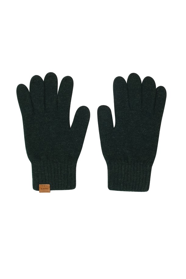 KAPPY DESIGN - 장갑 - [KAPPY DESIGN] CLASSIC WOOL GLOVES (DEEP GREEN)