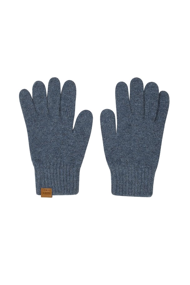 KAPPY DESIGN - 장갑 - [KAPPY DESIGN] CLASSIC WOOL GLOVES (BLUE)