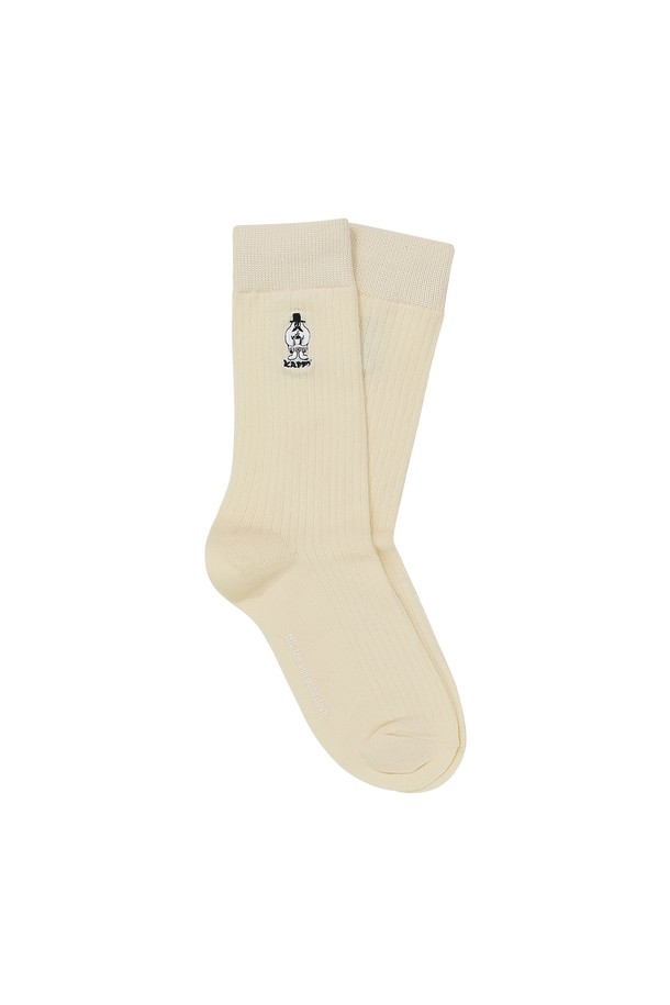 KAPPY DESIGN - 양말 - [KAPPY DESIGN]YETI SOCKS_TORU FUKUDA EDITION (IVORY)