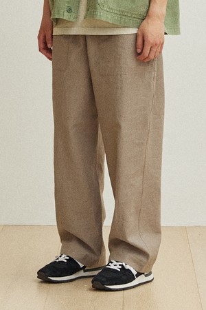 [KAPPY DESIGN] EASY FATIGUE PANTS (KHAKI BEIGE)