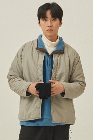 [KAPPY DESIGN] PADDING JACKET (LIGHT GRAY)