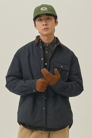 [KAPPY DESIGN] PADDING SHIRT JACKET (CHARCOAL)