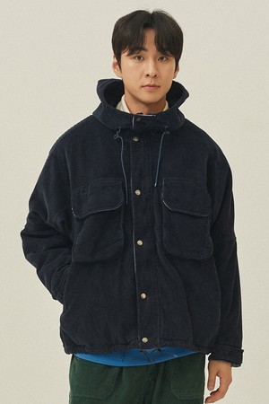 [KAPPY DESIGN] CORDUROY MOUNTAIN JACKET (NAVY)