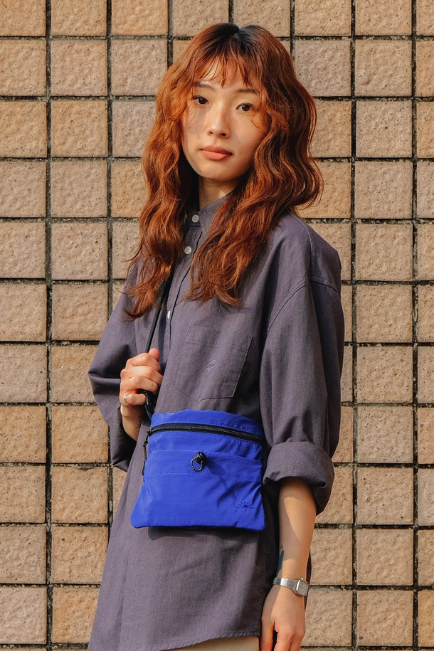 KAPPY DESIGN - 크로스백 - [KAPPY DESIGN] RIPSTOP COMPACT BAG (BLUE)