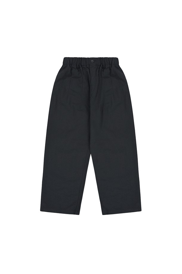 KAPPY DESIGN - 캐주얼팬츠 - [KAPPY DESIGN] PINTUCK WIDE CHINO PANTS (NAVY)