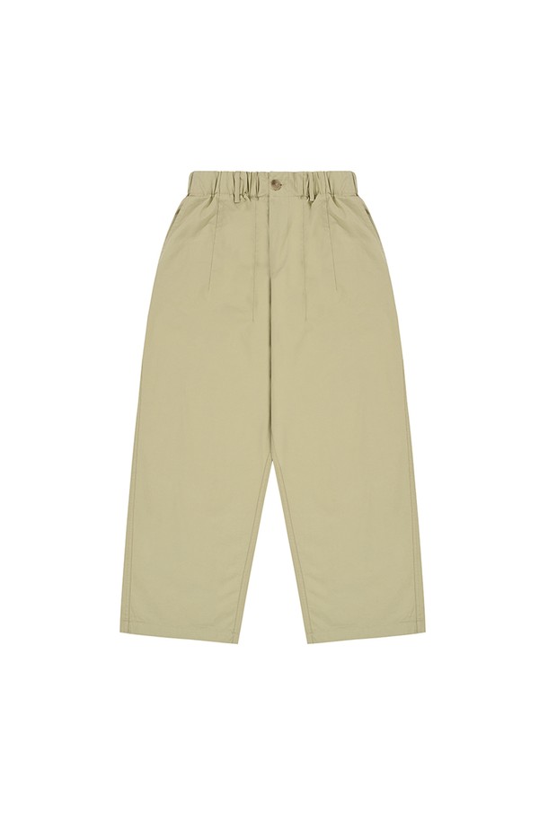 KAPPY DESIGN - 캐주얼팬츠 - [KAPPY DESIGN] PINTUCK WIDE CHINO PANTS (BEIGE)