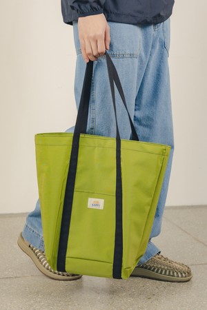 [KAPPY DESIGN] SUNNY WINK NYLON TOTE BAG (OLIVE)