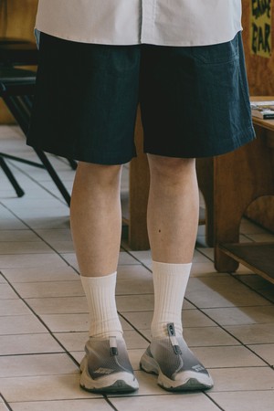 [KAPPY DESIGN] FATIGUE CN HALF PANTS (NAVY)