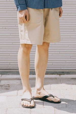 [KAPPY DESIGN] FATIGUE CN HALF PANTS (BEIGE)