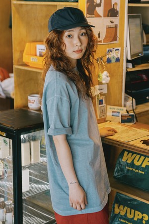 [KAPPY DESIGN] PIGMENT T-SHIRT (LIGHT BLUE)