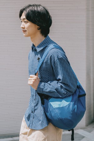 [KAPPY DESIGN] VINTAGE CHECK SHIRT (NAVY)