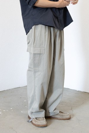 [KAPPY DESIGN] BIO COTTON CARGO PANTS (KHAKI BEIGE)