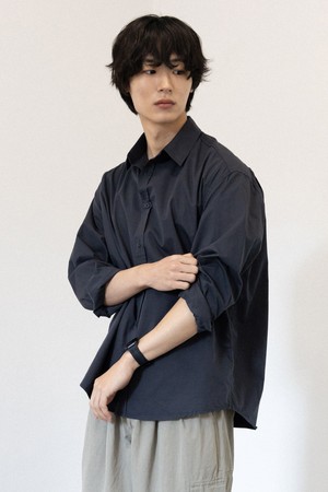 [KAPPY DESIGN] STANDARD COTTON SHIRT (CHARCOAL)
