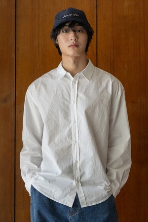 [KAPPY DESIGN] STANDARD COTTON SHIRT (WHITE)