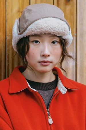 [KAPPY DESIGN] RIPSTOP REVERSIBLE TROOPER HAT (BEIGE)