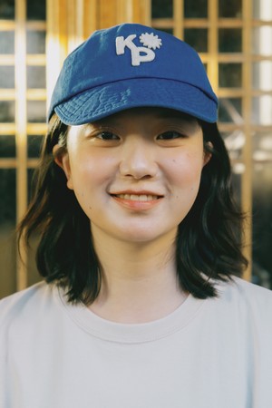 [KAPPY DESIGN] KAPPY APPLIQUE LOGO CAP (BLUE)