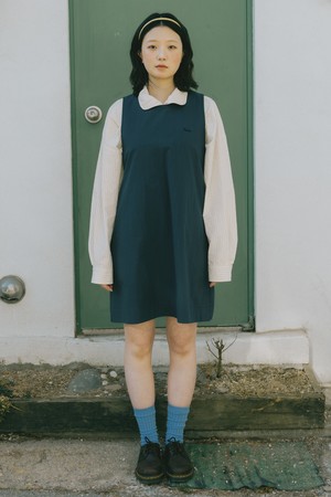 [KAPPY DESIGN] LAYERED DRESS (NAVY)