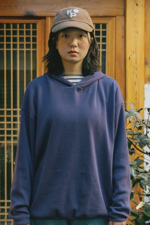 [KAPPY DESIGN] LIGHT WAFFLE HOODIE (PURPLE)