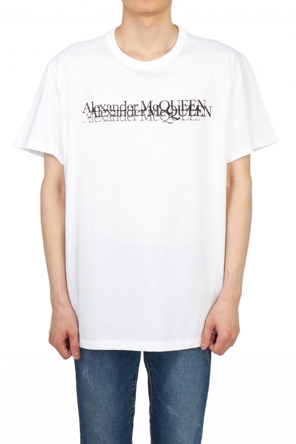 Alexander McQueen - 반팔티셔츠 - 알렉산더맥퀸 남성 반팔티셔츠 727277 QUZ17 0900