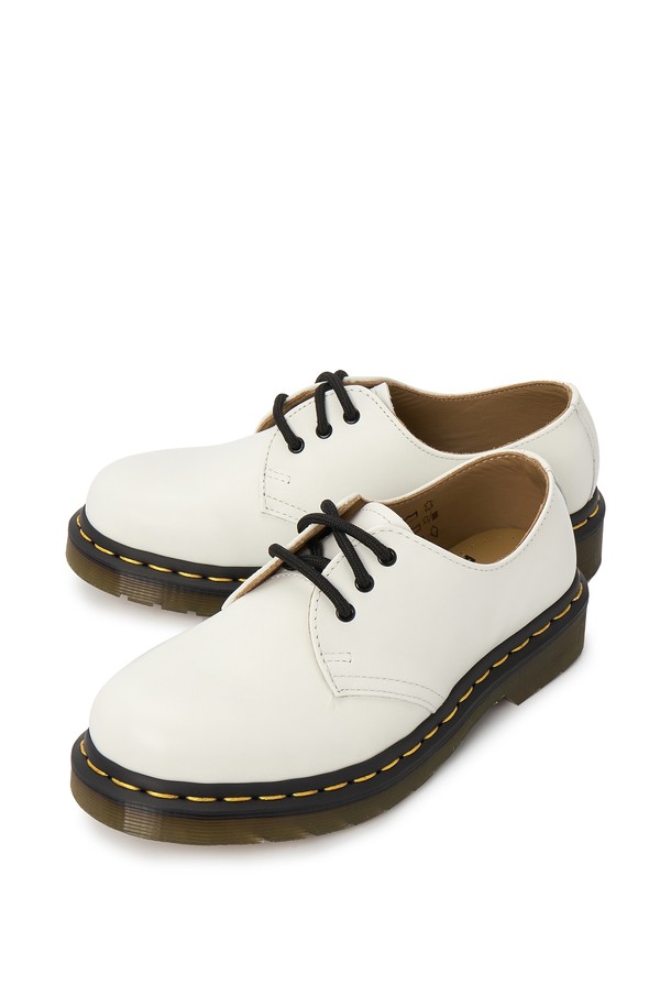 DR.MARTENS - 플랫/로퍼 - 닥터마틴 여성 1461 스무스 로퍼 26226100 WHITE W