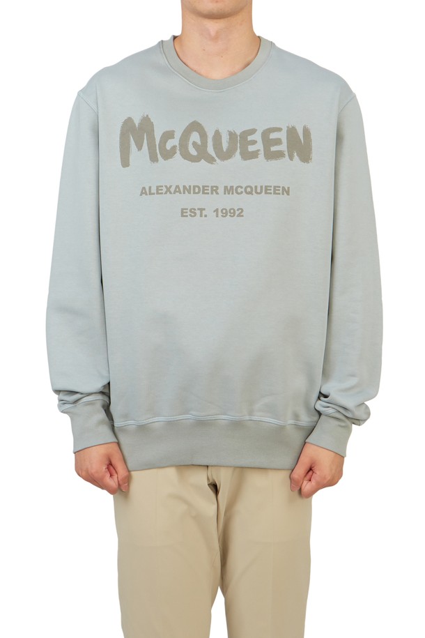 Alexander McQueen - 긴팔티셔츠 - 알렉산더맥퀸 남성 맨투맨 긴팔티셔츠 688713 QUZ81 0912