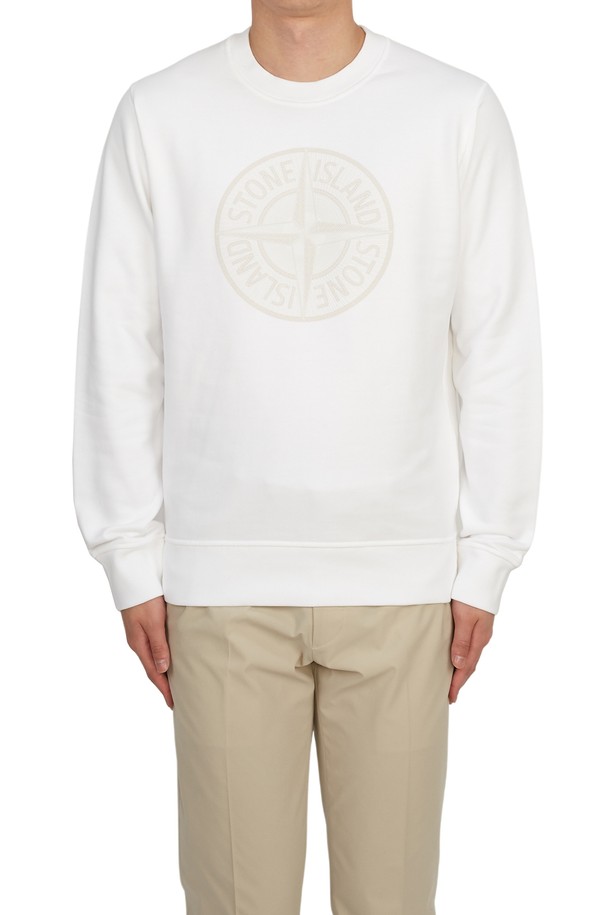 STONE ISLAND - 긴팔티셔츠 - 스톤아일랜드 남성 기모 맨투맨 791566559 V0001