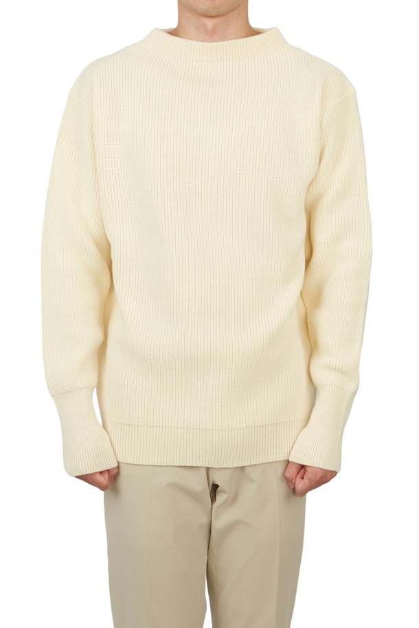 ANDERSEN-ANDERSEN - 니트/가디건 - 안데르센 안데르센 남성 니트 SAILOR CREWNECK OFF WHITE