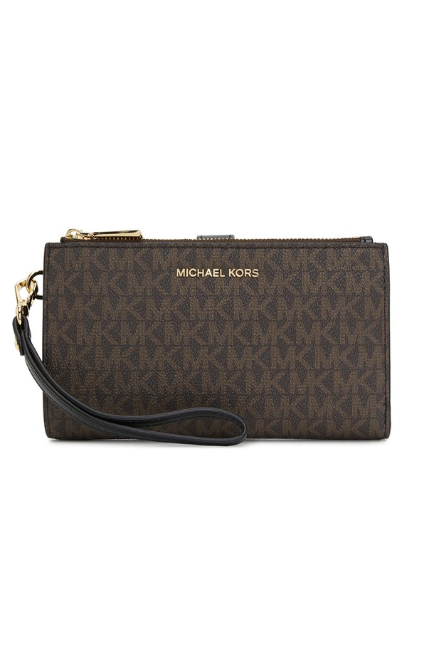 MICHAEL KORS - 장지갑 - 마이클코어스 젯 셋 장지갑 34F1GJ6W4B BROWN BLK