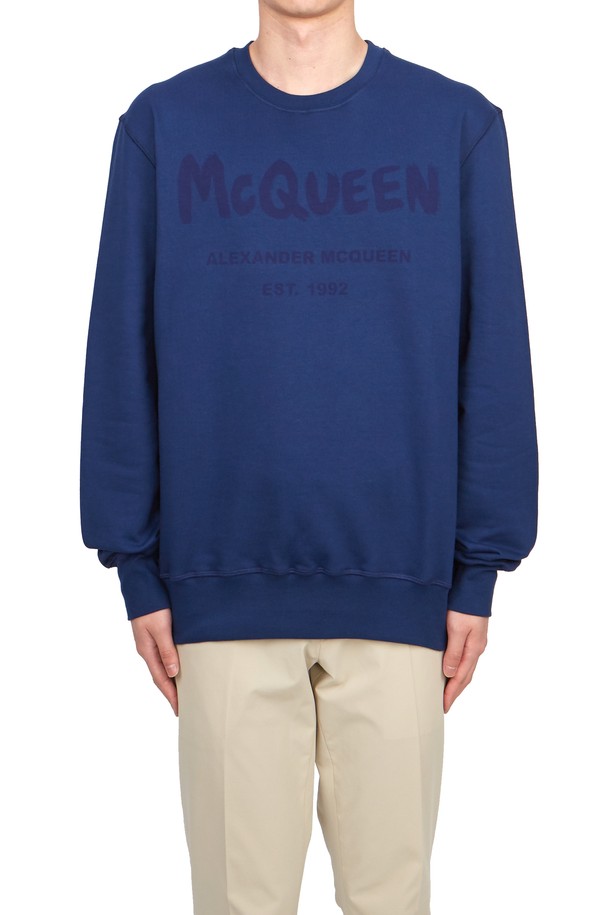 Alexander McQueen - 긴팔티셔츠 - 알렉산더맥퀸 남성 맨투맨 688713 QVZ81 0943