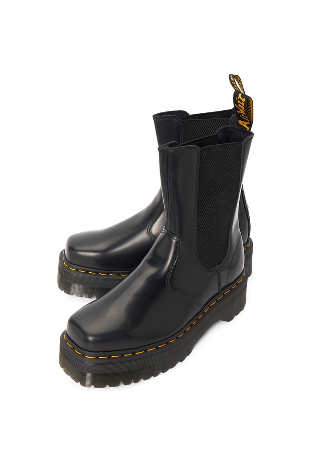 DR.MARTENS - 부츠 - 닥터마틴 2976 하이 쿼드 스퀘어드 첼시부츠 31151001 BLACK (남여공용)