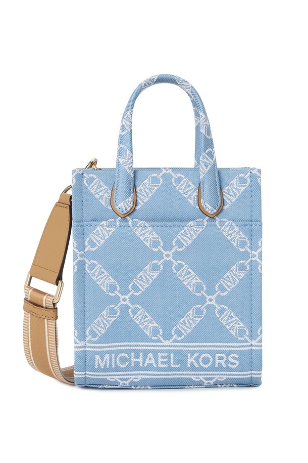 MICHAEL KORS - 토트백 - 마이클코어스 지지 데님 토트백 32R4G3GC4U DENIM MULTI