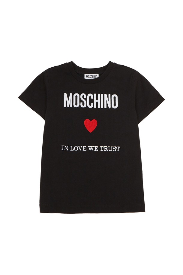 MOSCHINO - 키즈상의 - 모스키노키즈 반팔티셔츠 HOM04K LAA22 60100 (성인착용가능)