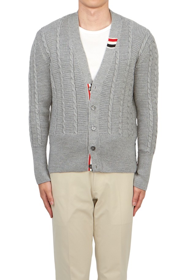 THOM BROWNE - 가디건 - 톰브라운 남성 가디건 MKC513A Y1024 055