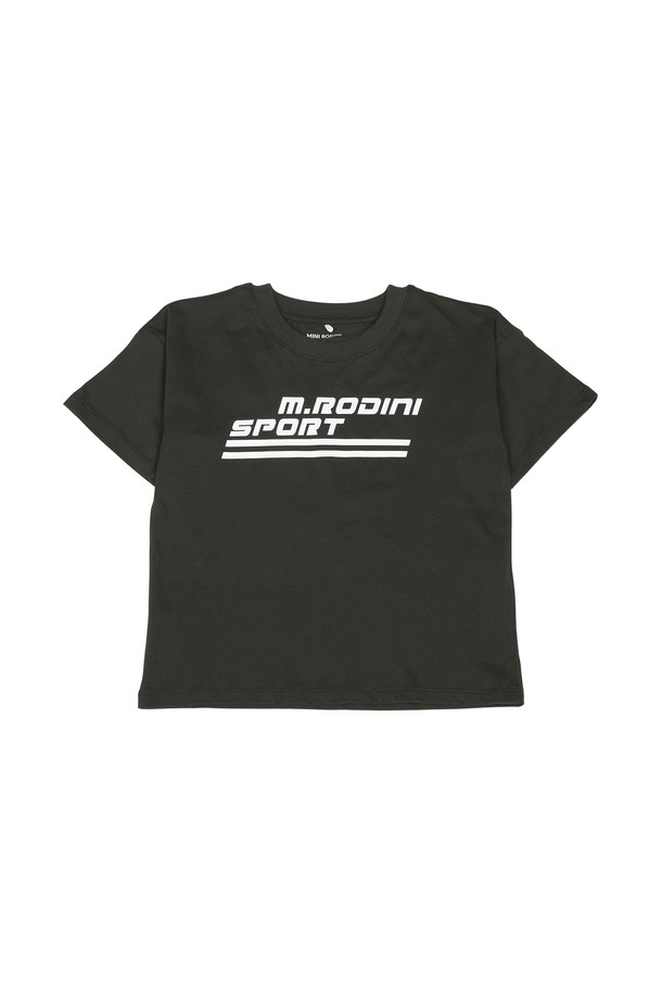 MINI RODINI - 키즈상의 - 미니로디니 키즈 반팔티셔츠 2422011599 BLACK