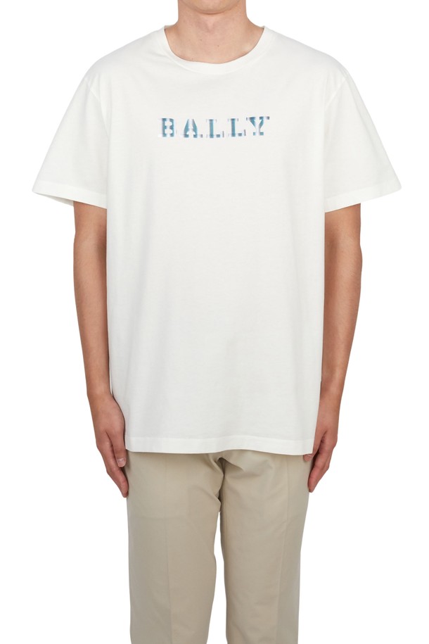 BALLY - 반팔티셔츠 - 발리 남성 반팔티셔츠 M5BAC09F 101