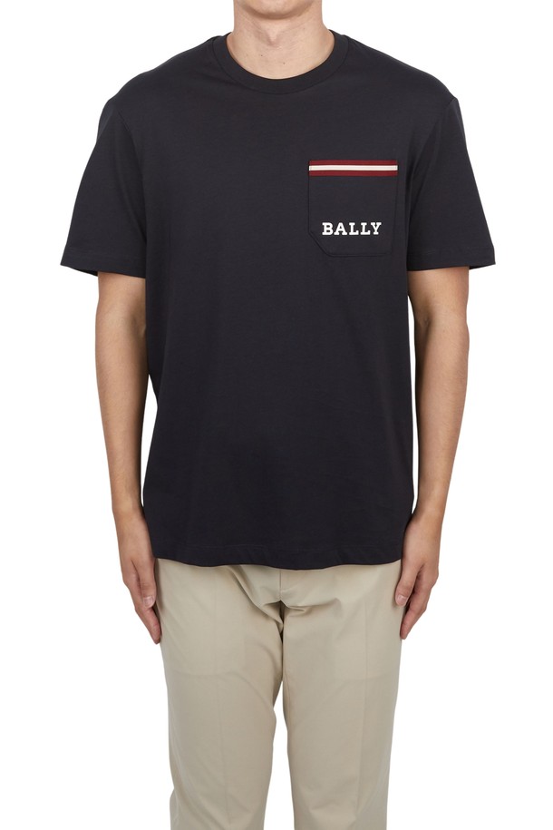 BALLY - 반팔티셔츠 - 발리 남성 반팔티셔츠 M5OU589F 7S319 O 713