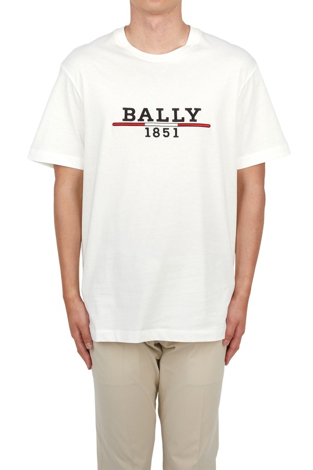 BALLY - 반팔티셔츠 - 발리 남성 반팔티셔츠 M5OU739F 7S319 10