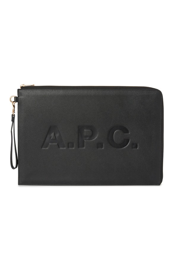 A.P.C. - 클러치/파우치 - 아페쎄 마켓 여성 도큐먼트 클러치 PUABL M63565 LZZ NOIR