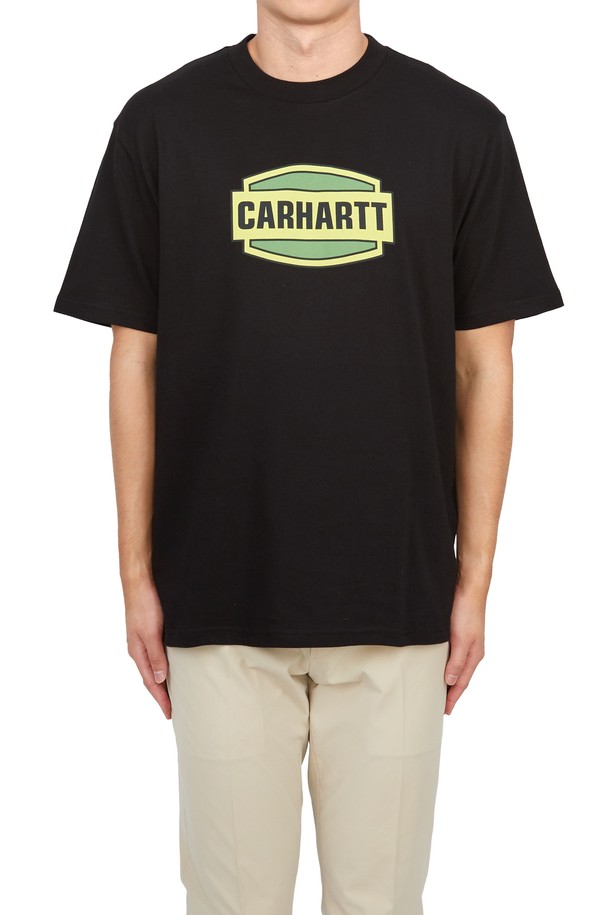 Carhartt WIP - 반팔티셔츠 - 칼하트윕 프레스 스크립트 남성 반팔티셔츠 I033637 89XX