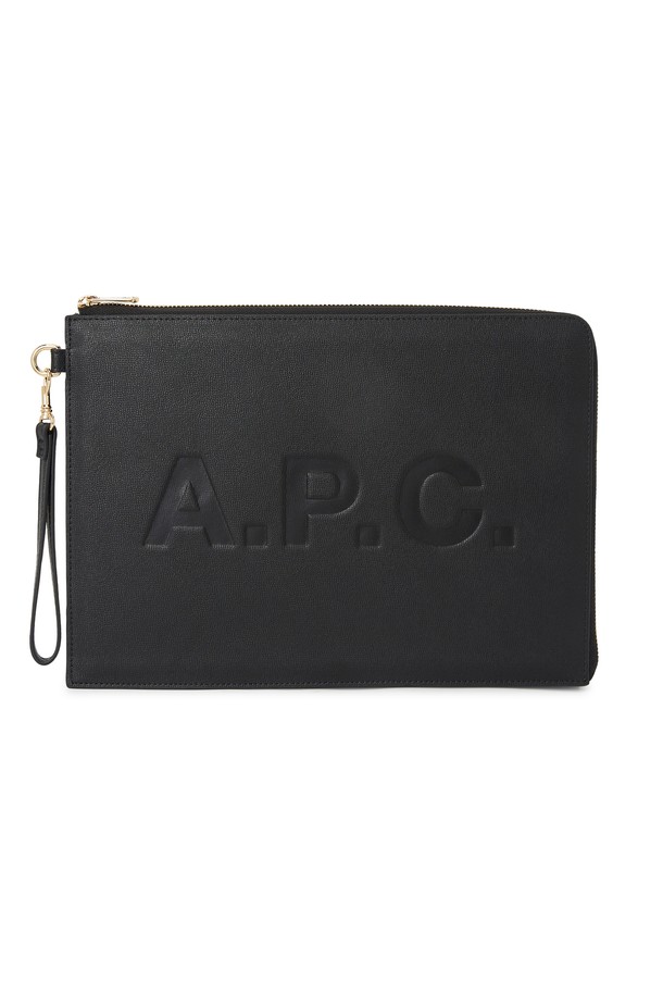 A.P.C. - 클러치/파우치 - 아페쎄 마켓 여성 도큐먼트 클러치 PUABL M63567 LZZ NOIR